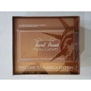 Trivia Pursuit Welcome to America Edition Cards 1985 Horn Abbot Ltd. NEW SEALED
